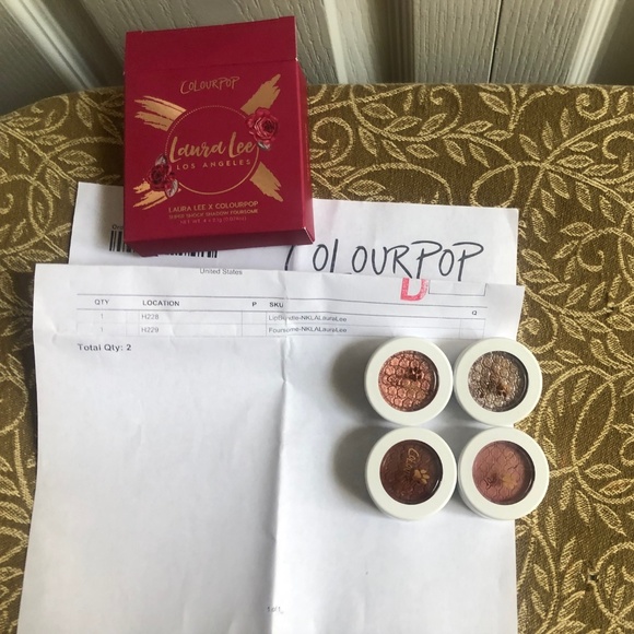 Sephora Other - COLOURPOP X LAURA LEE Foursome RITZ,GLITZ,SHINY,HI